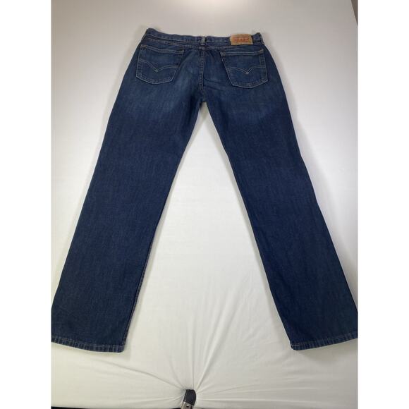 Levi's 514 Jeans Mens 34 x 32 Straight Leg Regular Fit Medium Wash Denim - Picture 7 of 7